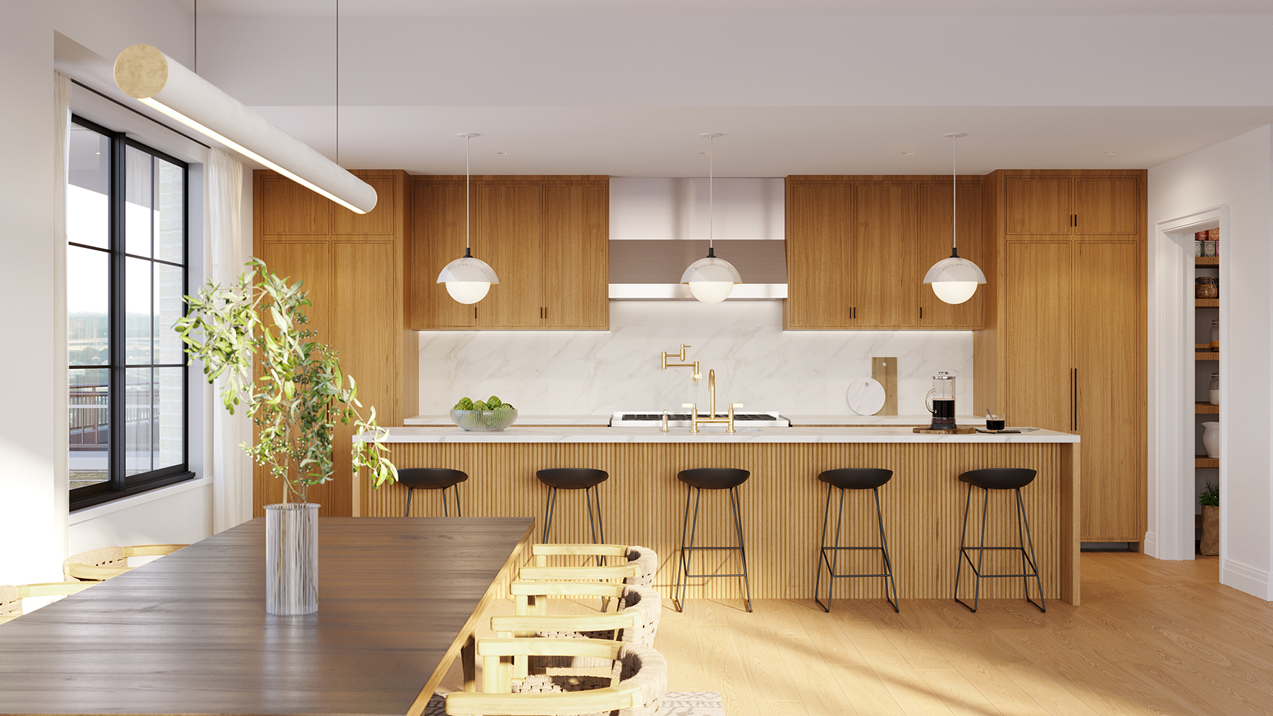 Kitchen in The Tramont condos