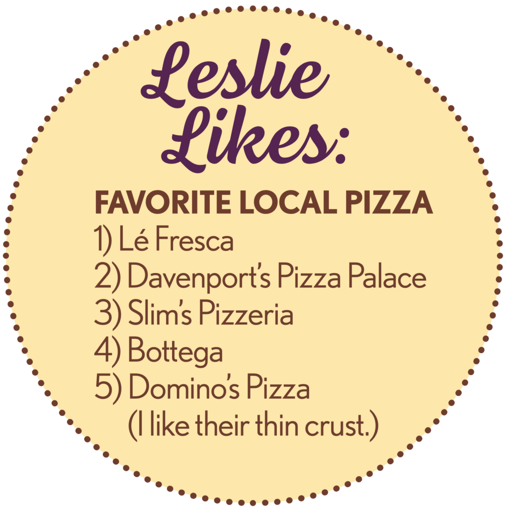 Leslie's favorite Italian restaurants 
