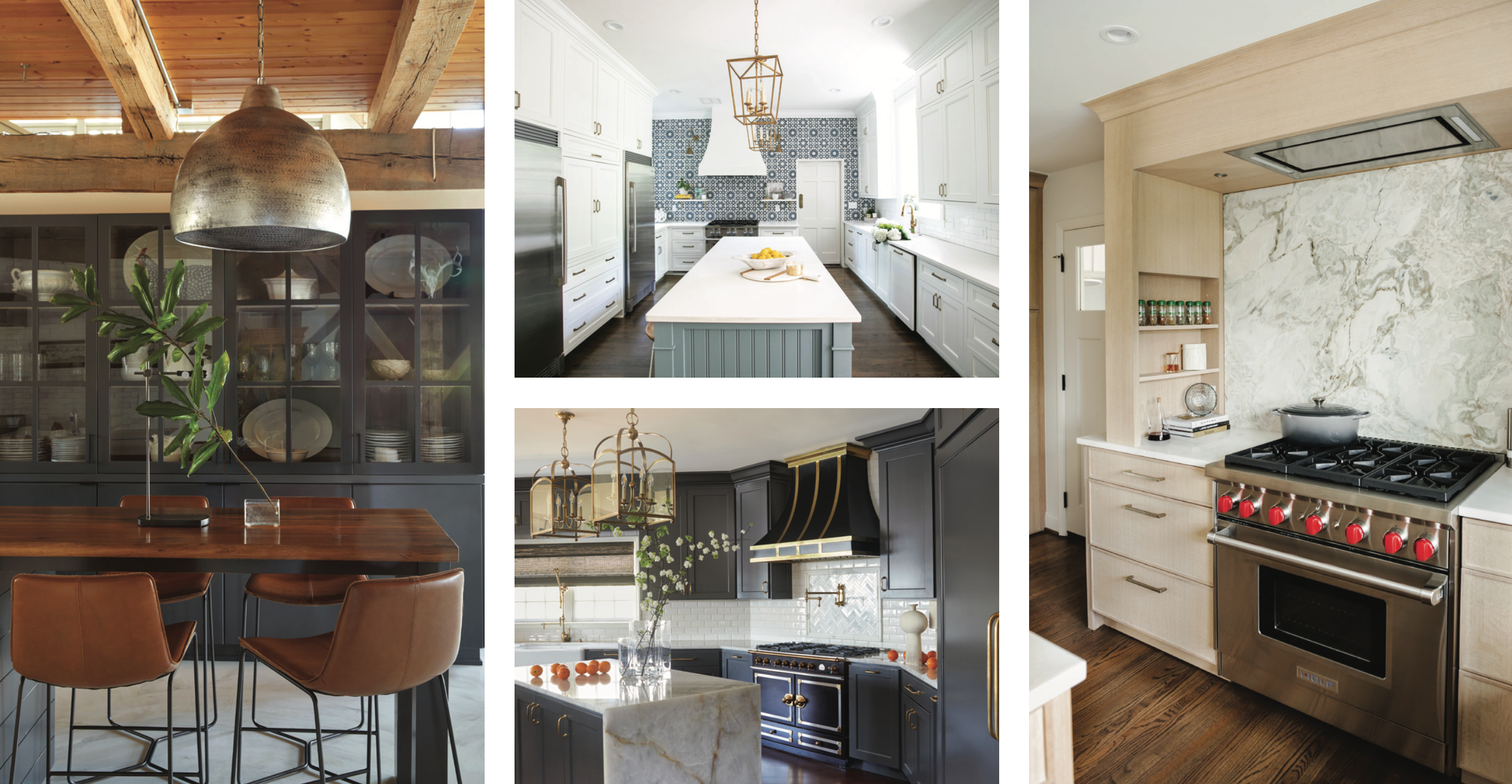 Photos of the 4 winning kitchens