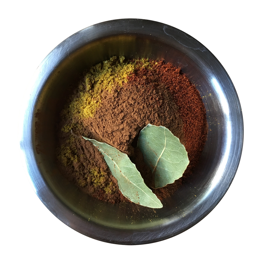 Curry powder in a bowl