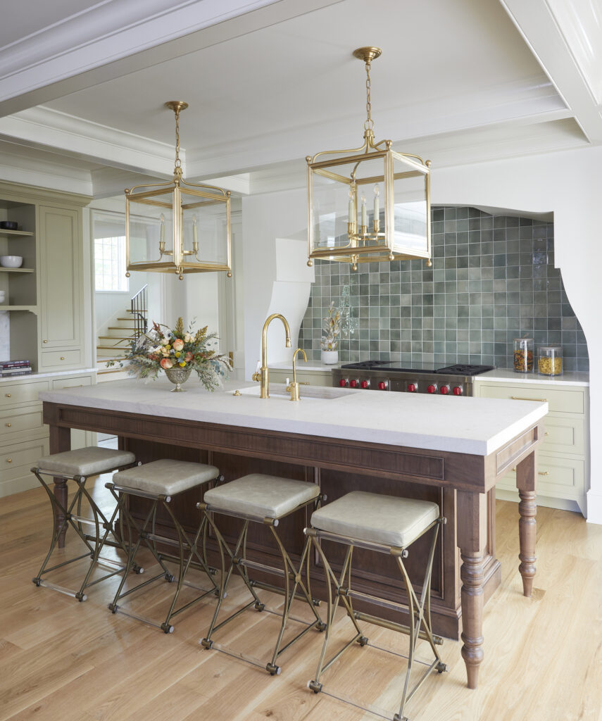 Kitchen in the 2022 Inspiration home designed by Adam Gerndt