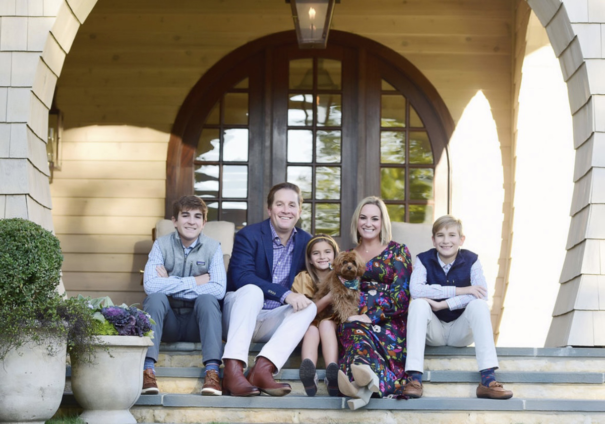Jackson family on porch